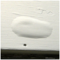 paint blister timber
