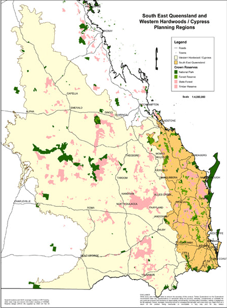 queensland forest map grey ironbark queensland timber species